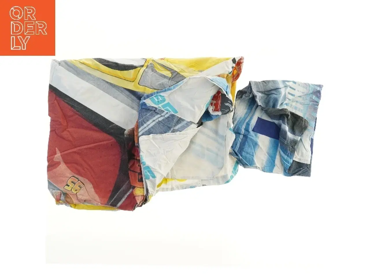 Billede 2 - Børnesengesæt med bilmotiv (str. 61x56 & 97x120 cm)