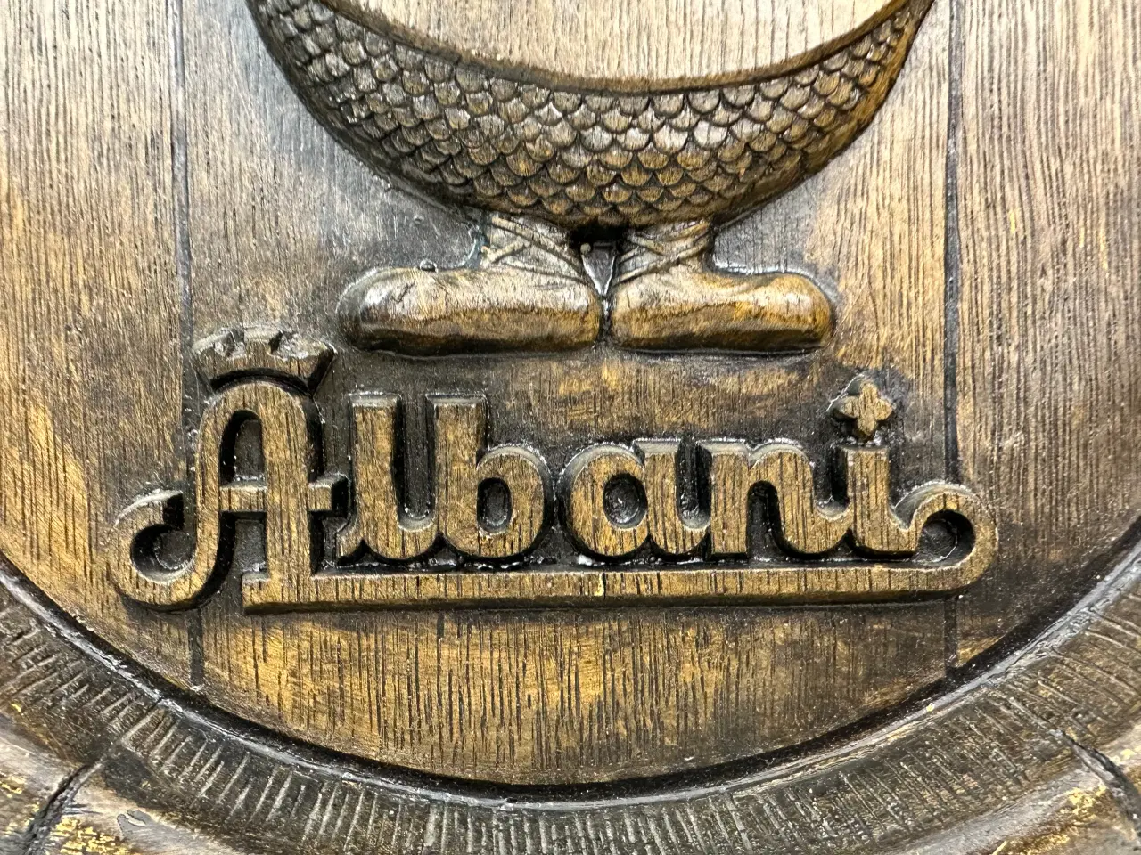 Billede 3 - 'Albani' øltøndebund' skilt