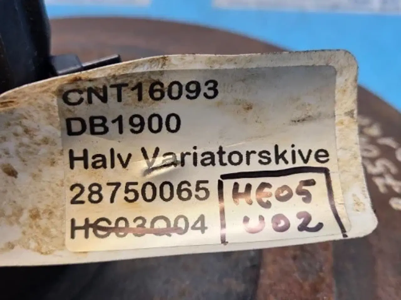 Billede 12 - Dronningborg D1900 Halv Variatorskive 28750065