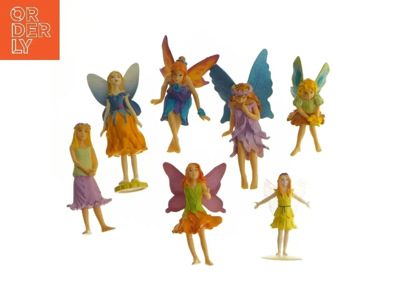 Billede 1 - Farverige fe-figurer (str. 7-10 cm)