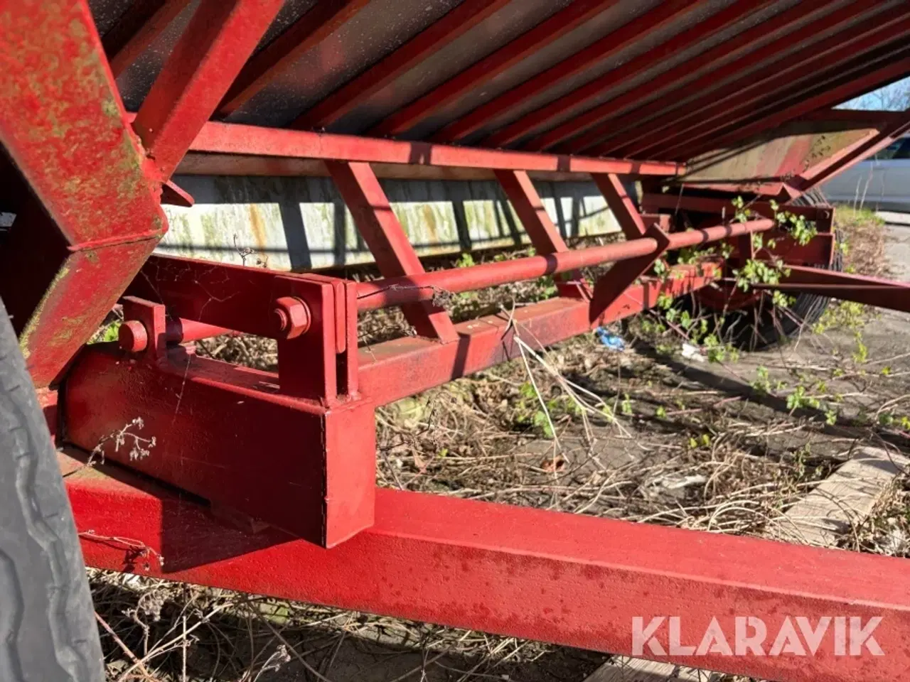 Billede 11 - Halmvogn med sider - 1 styk