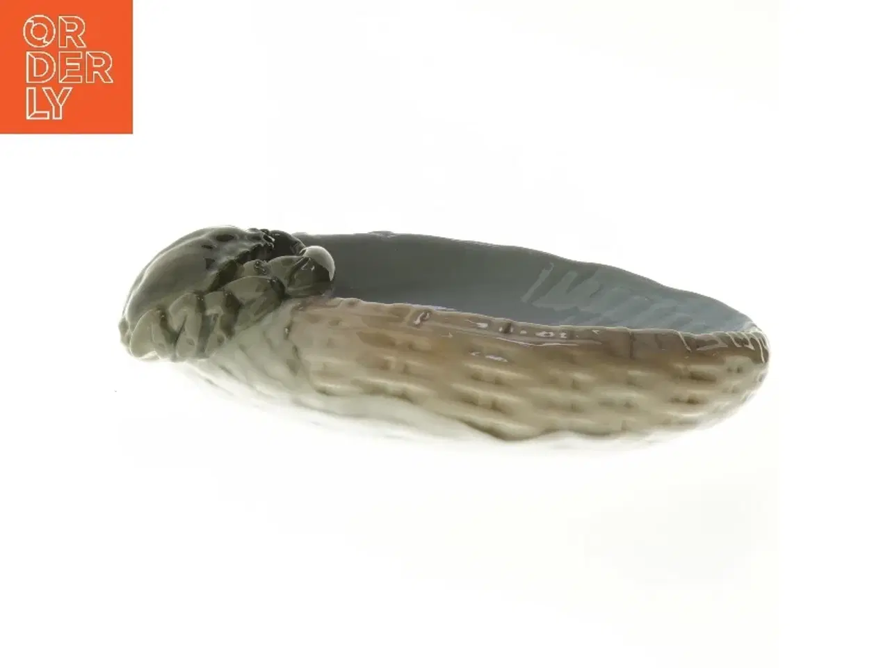 Billede 3 - Royal Copenhagen skål med krabber og fiskemotiv fra Royal Copenhagen (str. 24x20 cm)