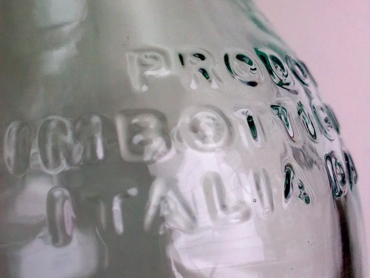 Billede 4 - Veteran bil relief på Italiensk glas flaske O.a.