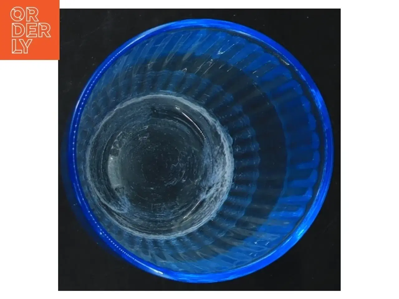 Billede 3 - Blåt drikkeglas (str. 9 cm)