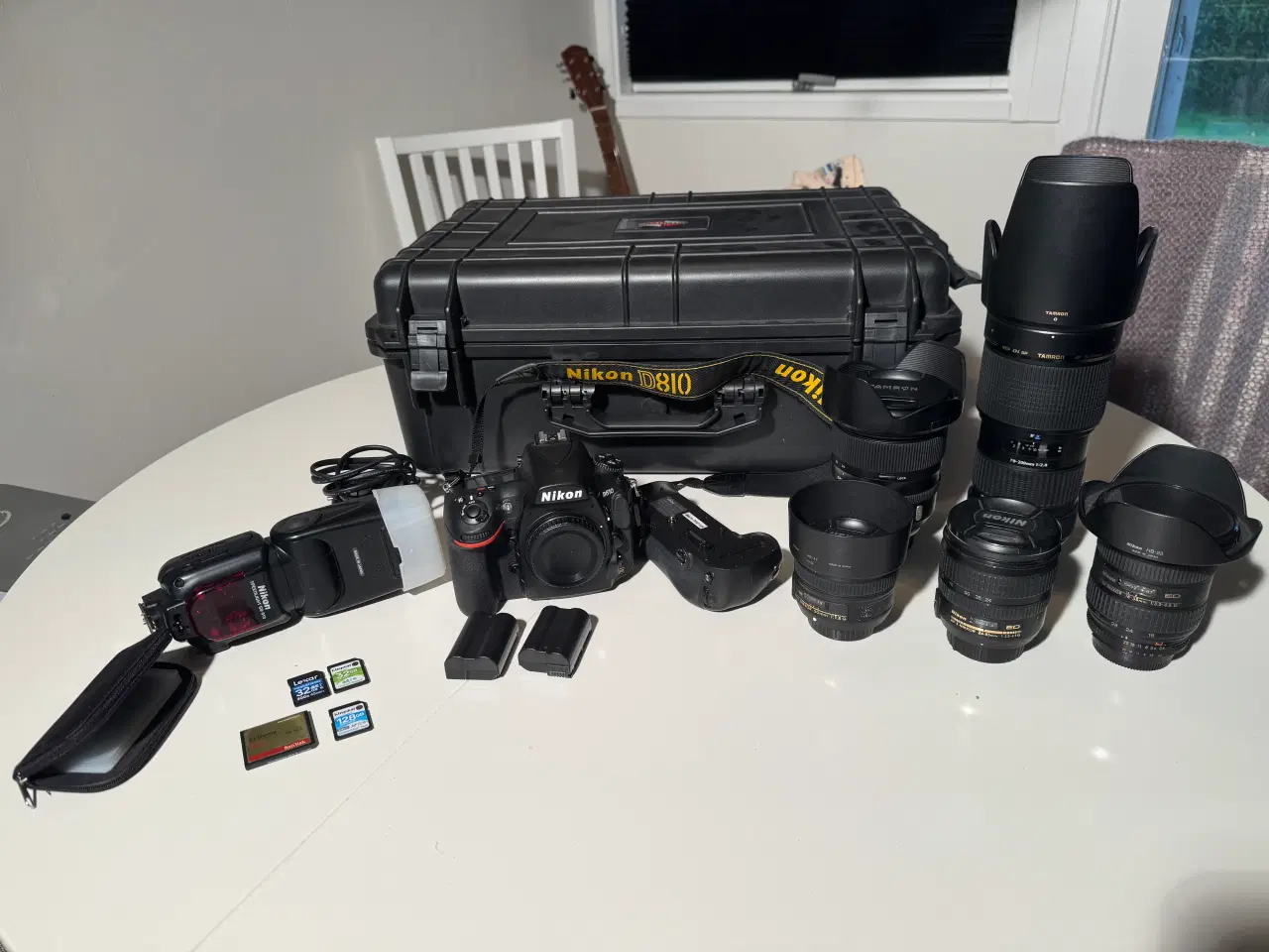 Billede 1 - Nikon D810 spejlrefleks kamera inkl. tilbehør.