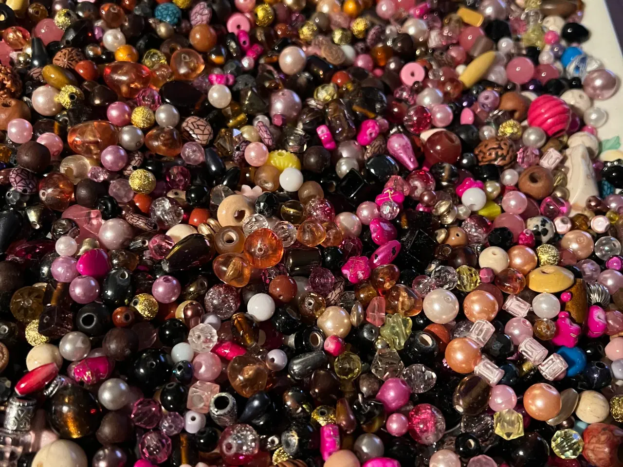 Billede 3 - Løse perler til at lave smykker af