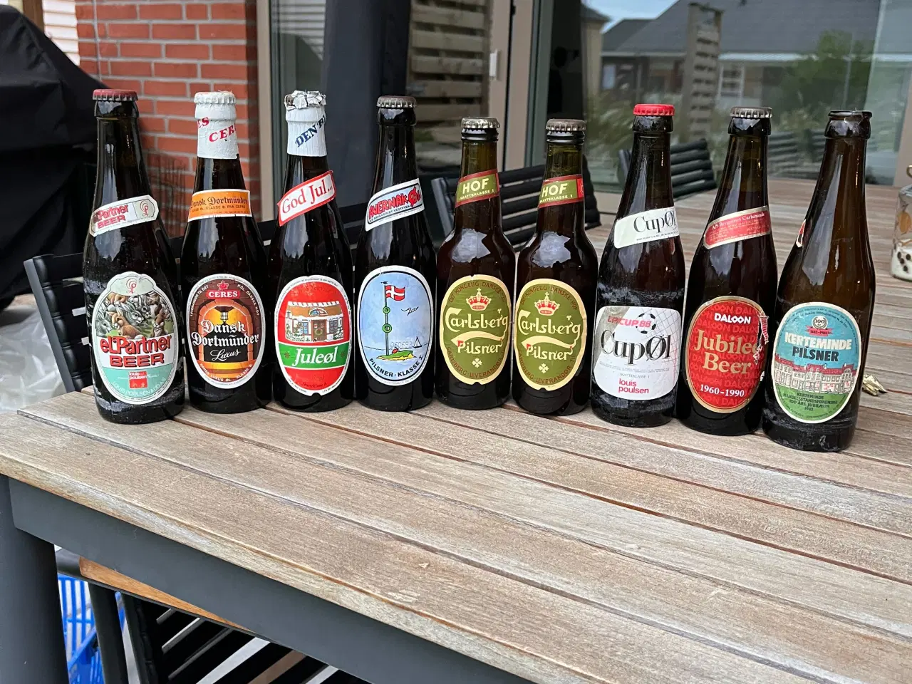 Billede 1 - 19 gamle danske ølflasker / samlerflasker sælges