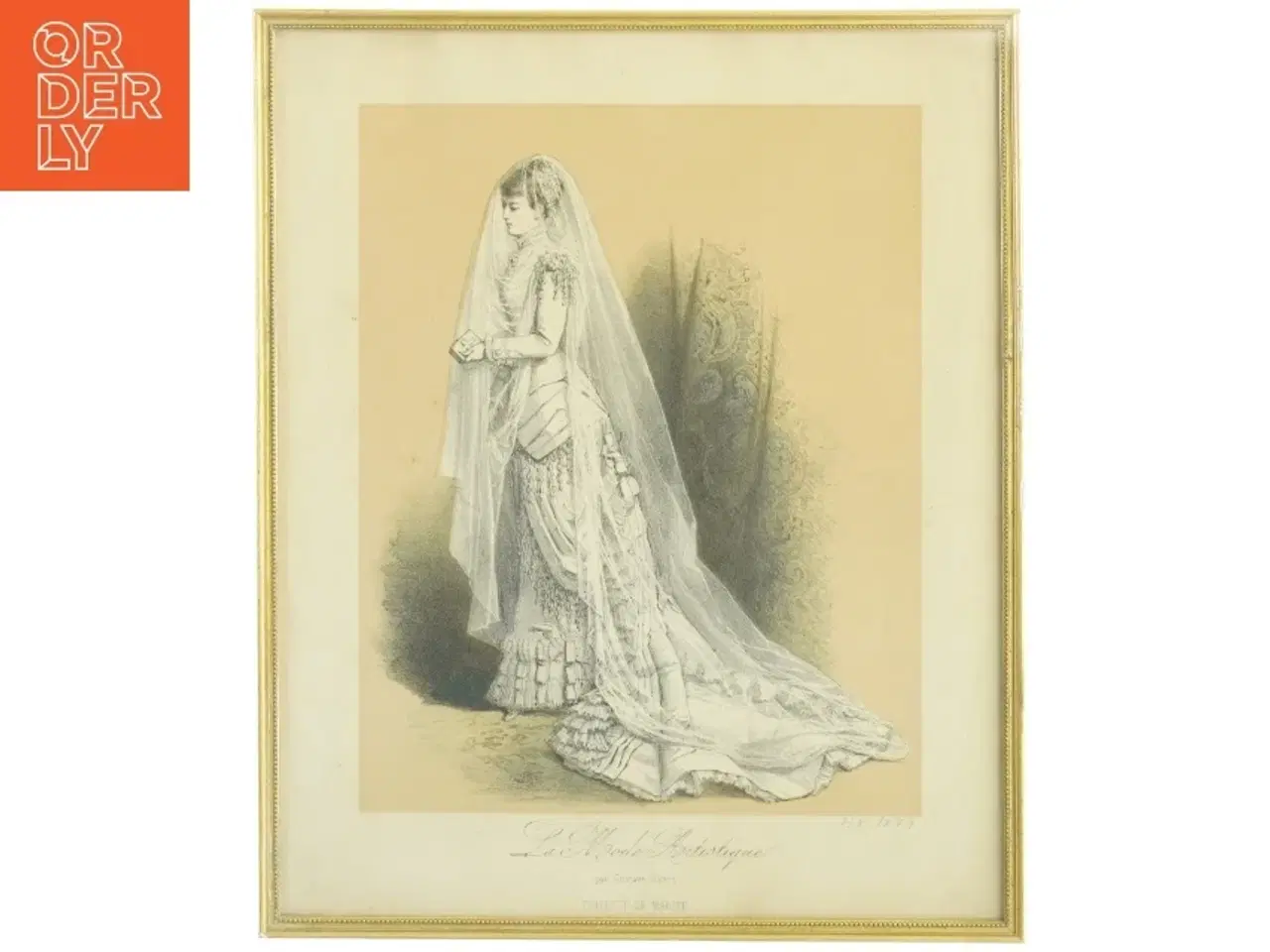 Billede 9 - Vintage modeillustrationer (str. 35 x 28 cm)