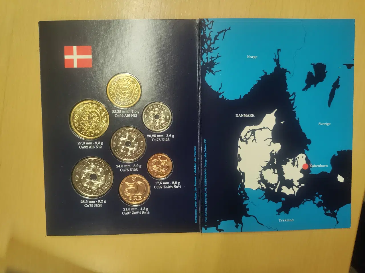 Billede 1 - 1998 Dansk møntsæt fra Den kgl. Mønt.