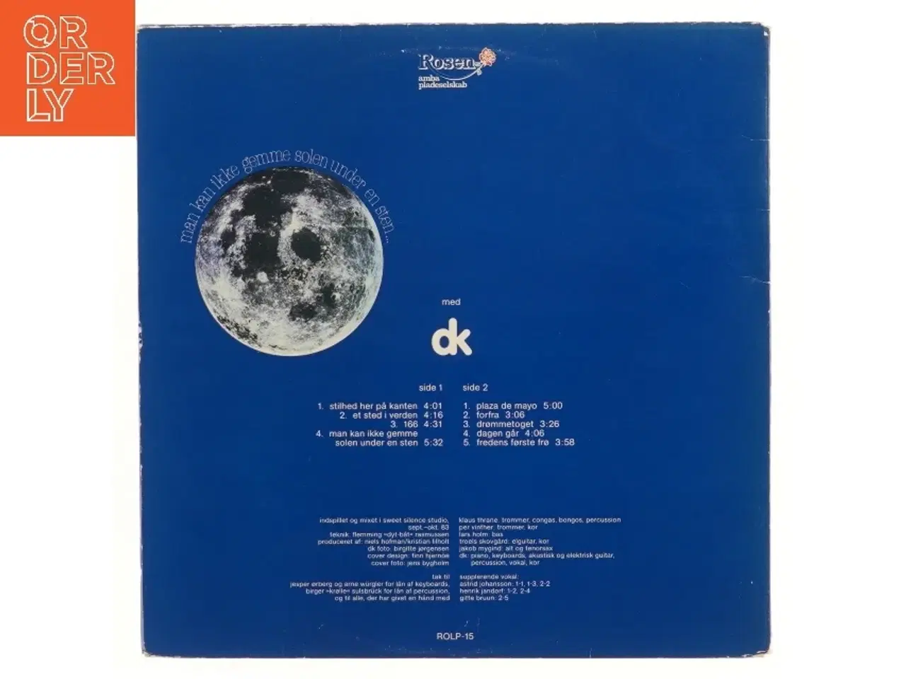 Billede 2 - LP album med blå hypnotisk cover