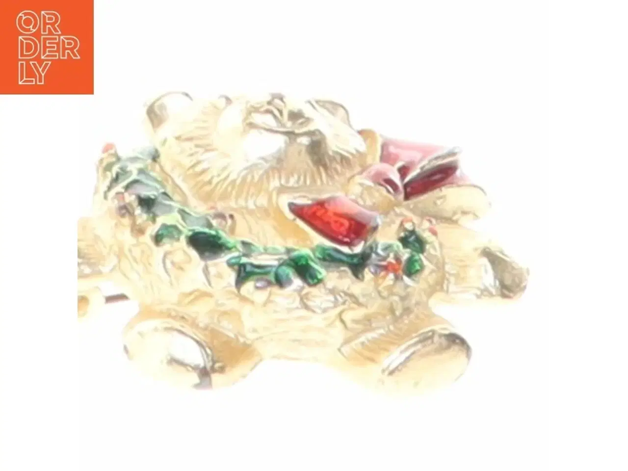 Billede 4 - Julebjørne broche (str. 4 x 3 cm)