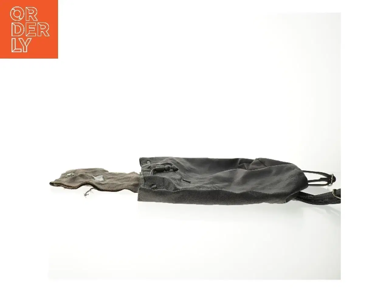 Billede 4 - Grå skuldertaske i læder