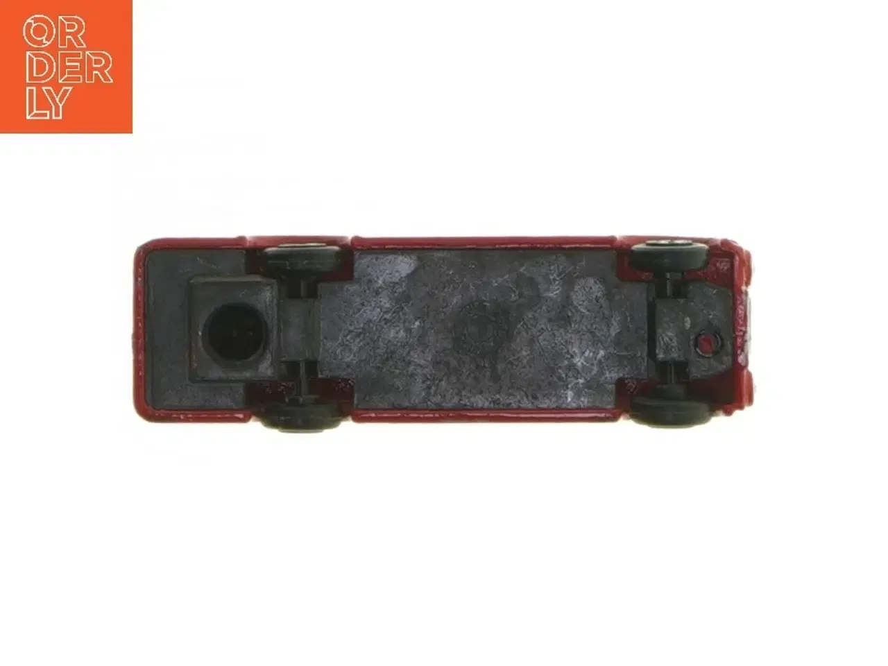 Billede 6 - Rød dobbeltdækker legetøjsbus (str. 9x5 cm)