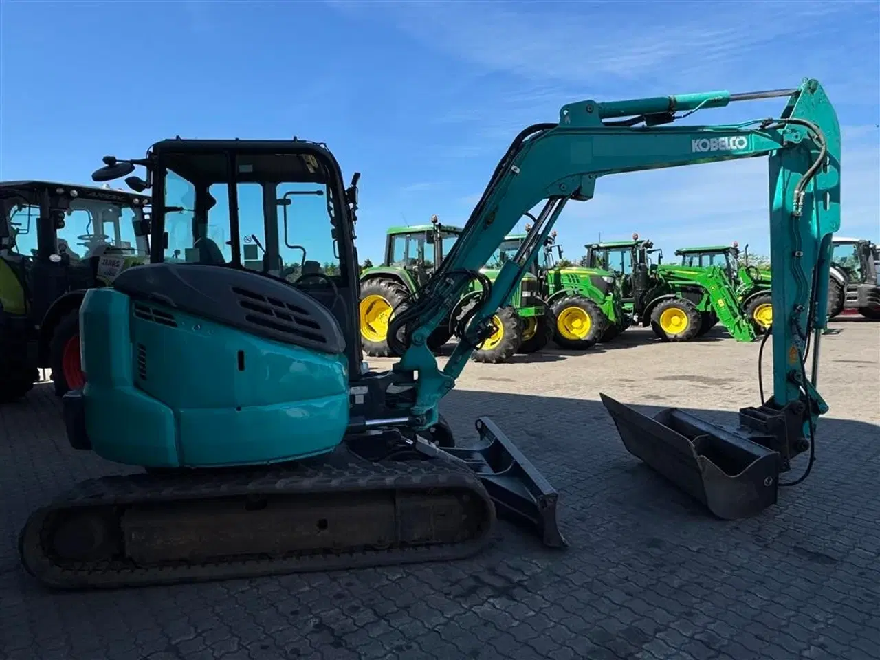 Billede 8 - Kobelco SK55 KUN 2100 TIMER OG MED SKOVLE!
