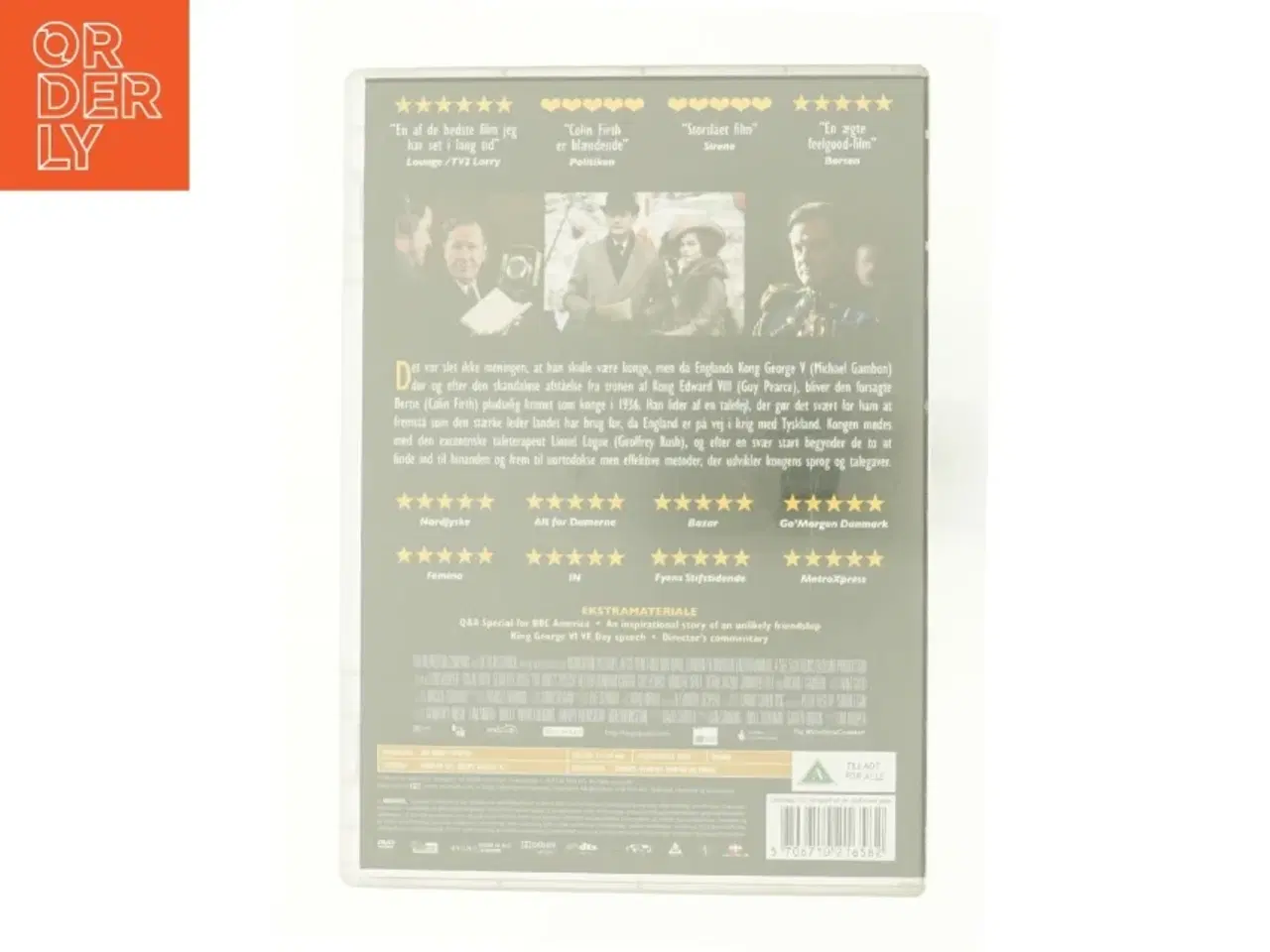Billede 2 - Kongens Store Tale fra DVD