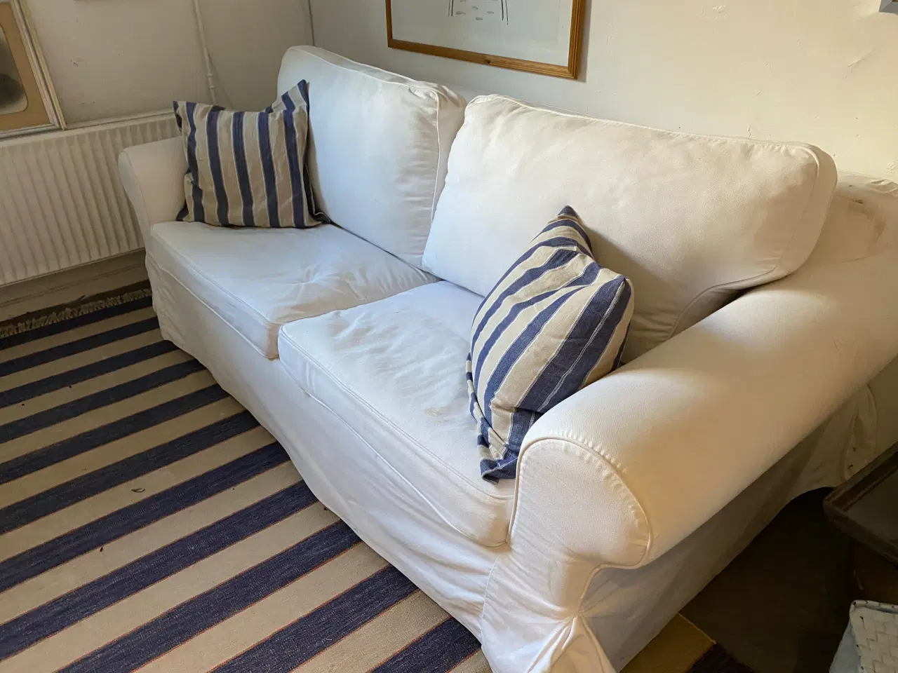 Billede 1 - Hvid sovesofa Ektorp fra Ikea