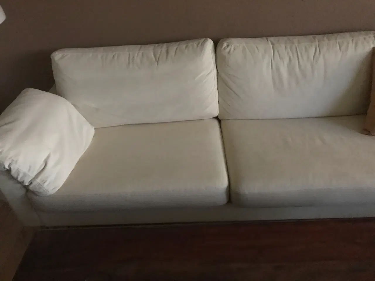 Billede 4 - Flot sofa i råhvid .