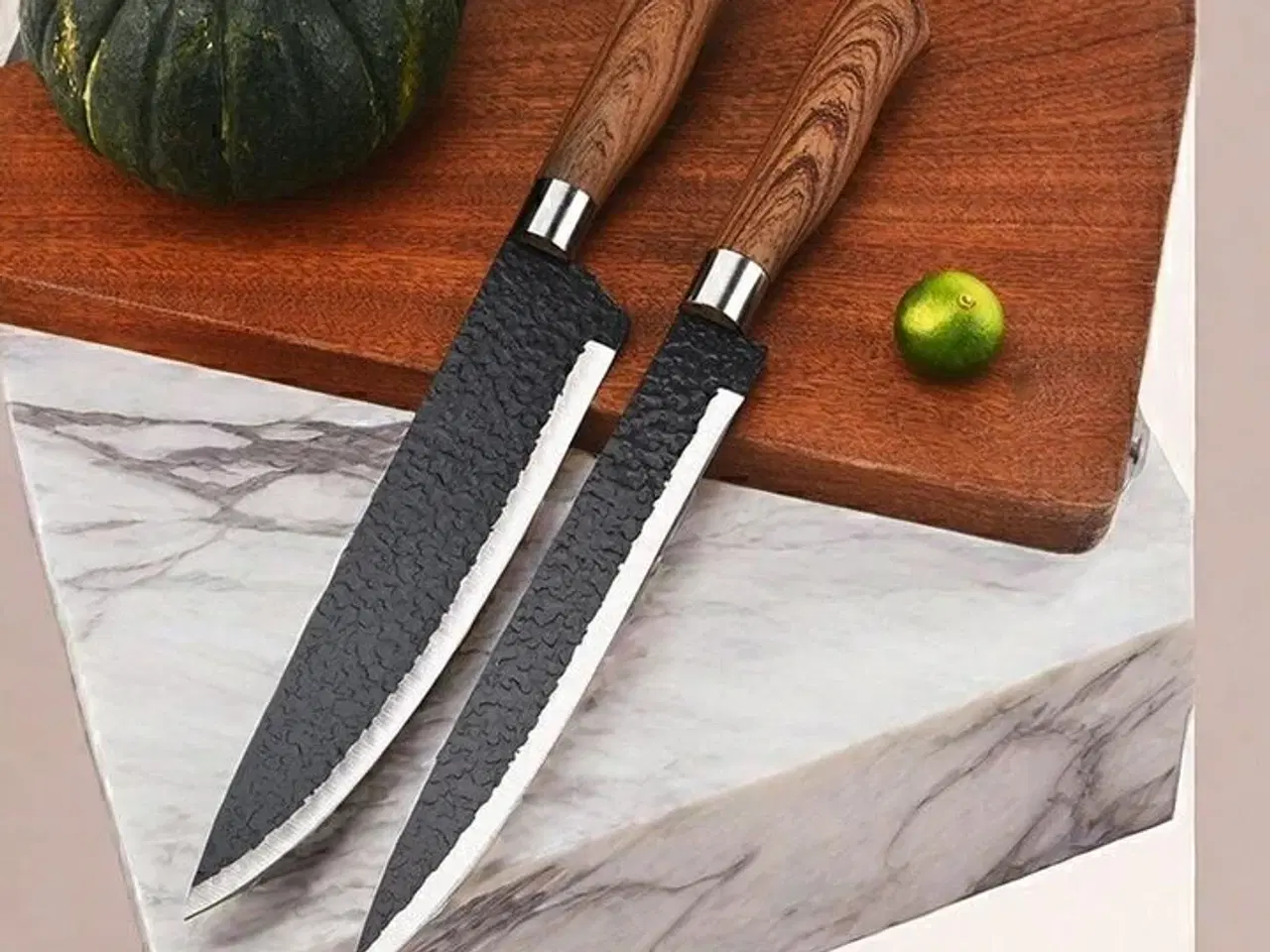 Billede 2 - Premium knivsæt til kød og grøntsager - 6 dele