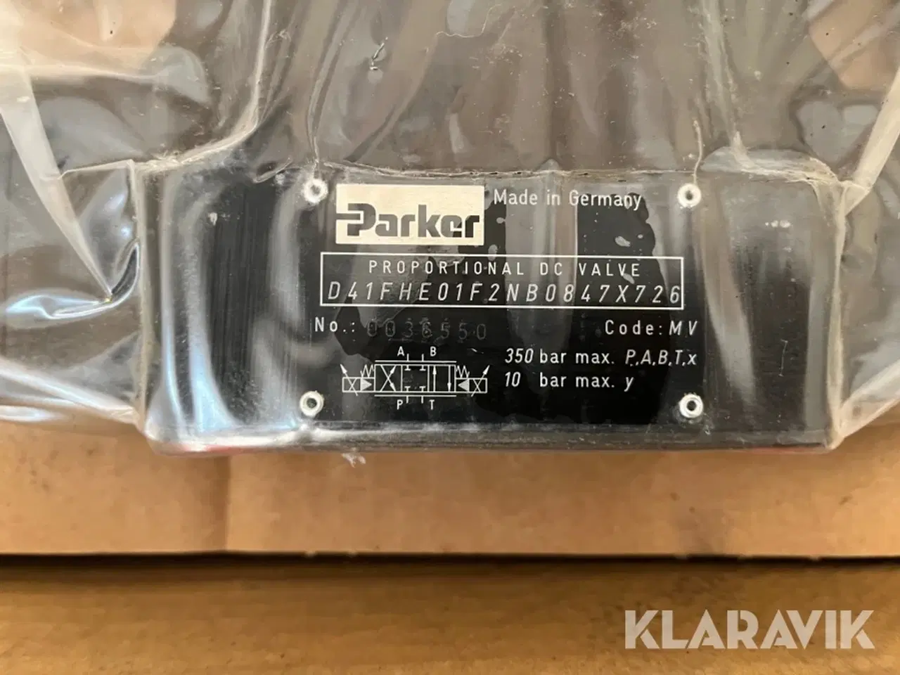 Billede 3 - DC ventil Parker D*1FH