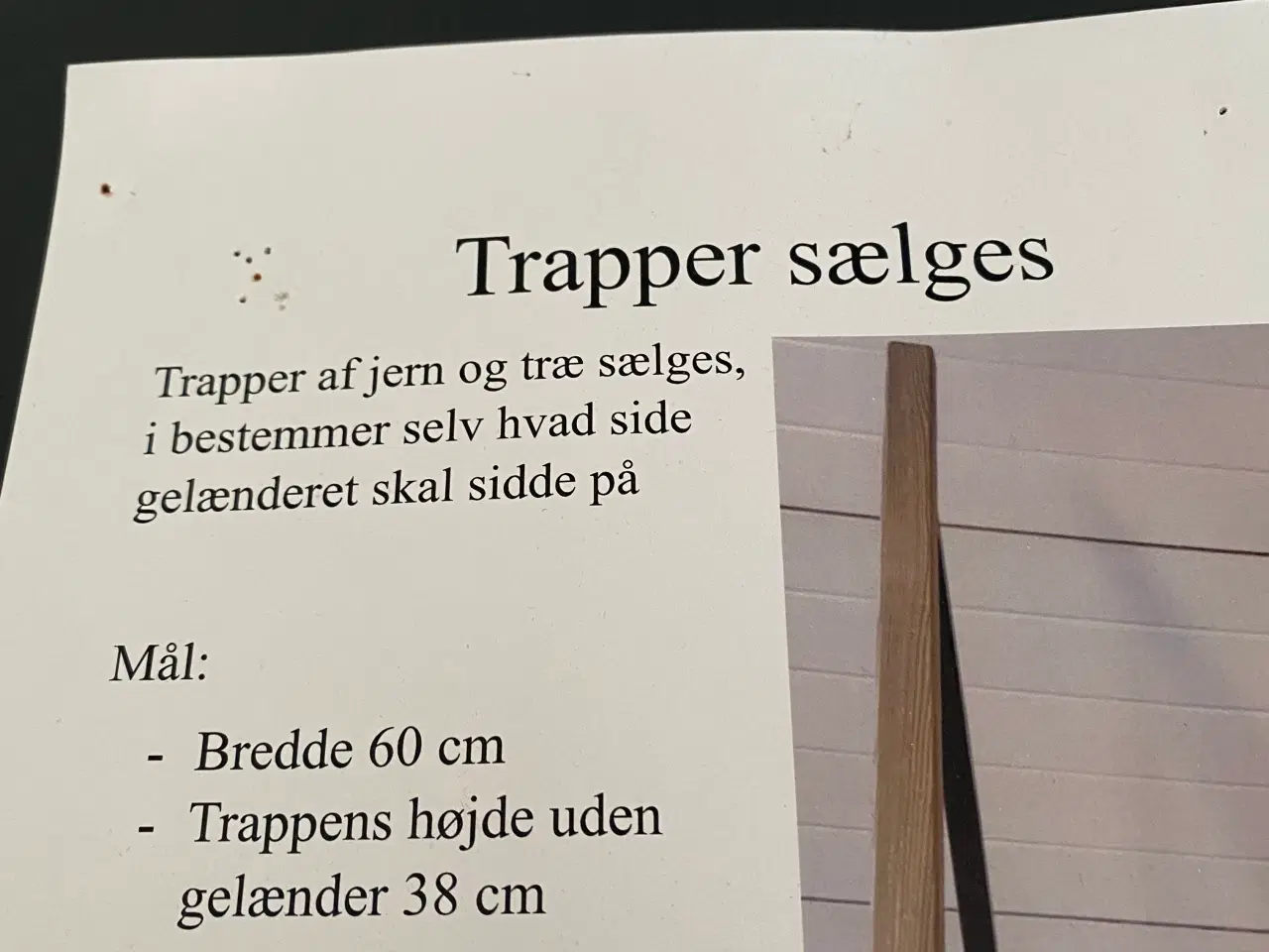 Billede 2 - camping trappe
