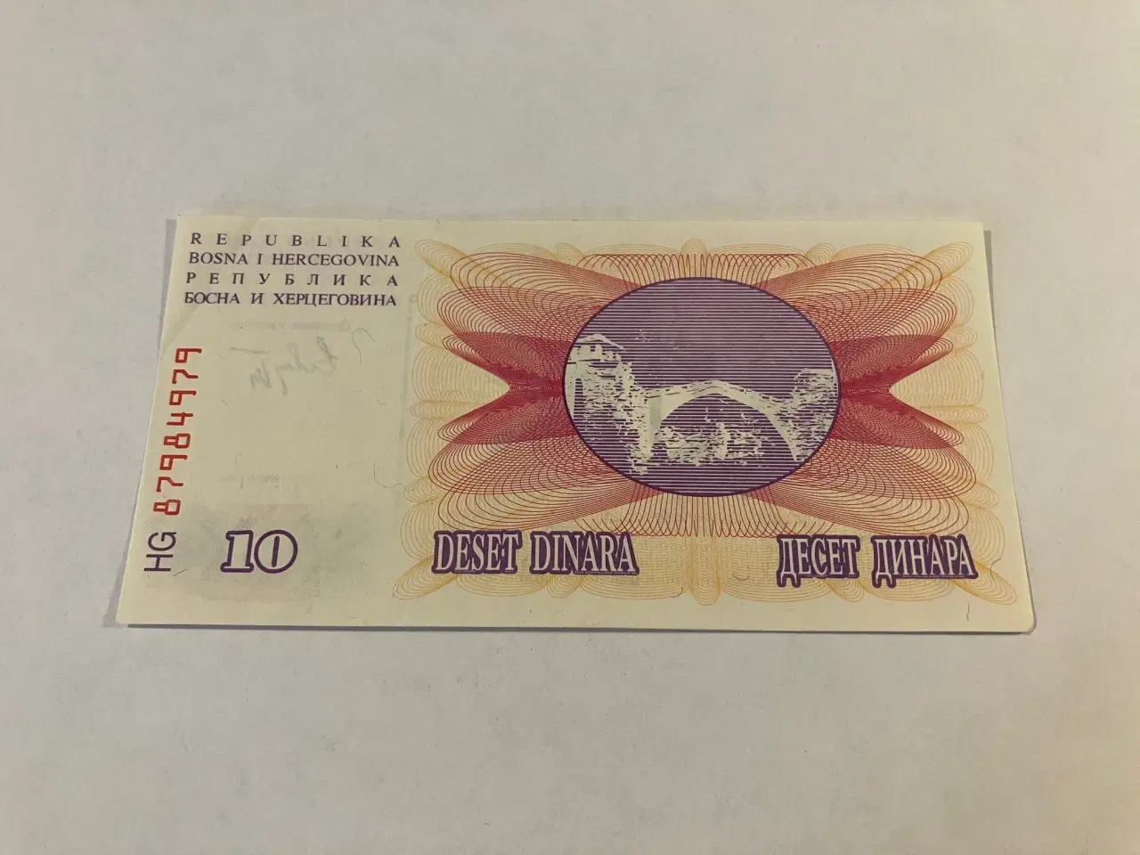 Billede 2 - 10 Dinara Bosnia and Herzegovina 1992