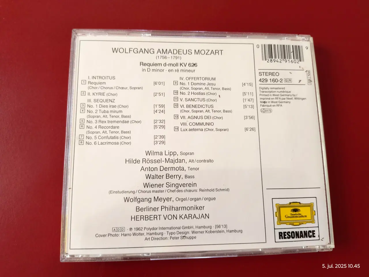 Billede 3 - Mozart - Requiem.
