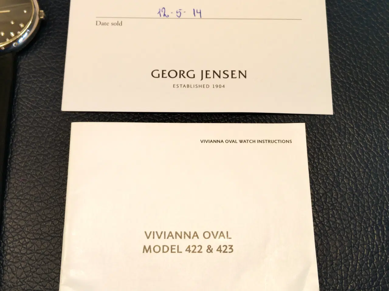 Billede 3 - Georg Jensen Vivianna ur oval dameur model  422