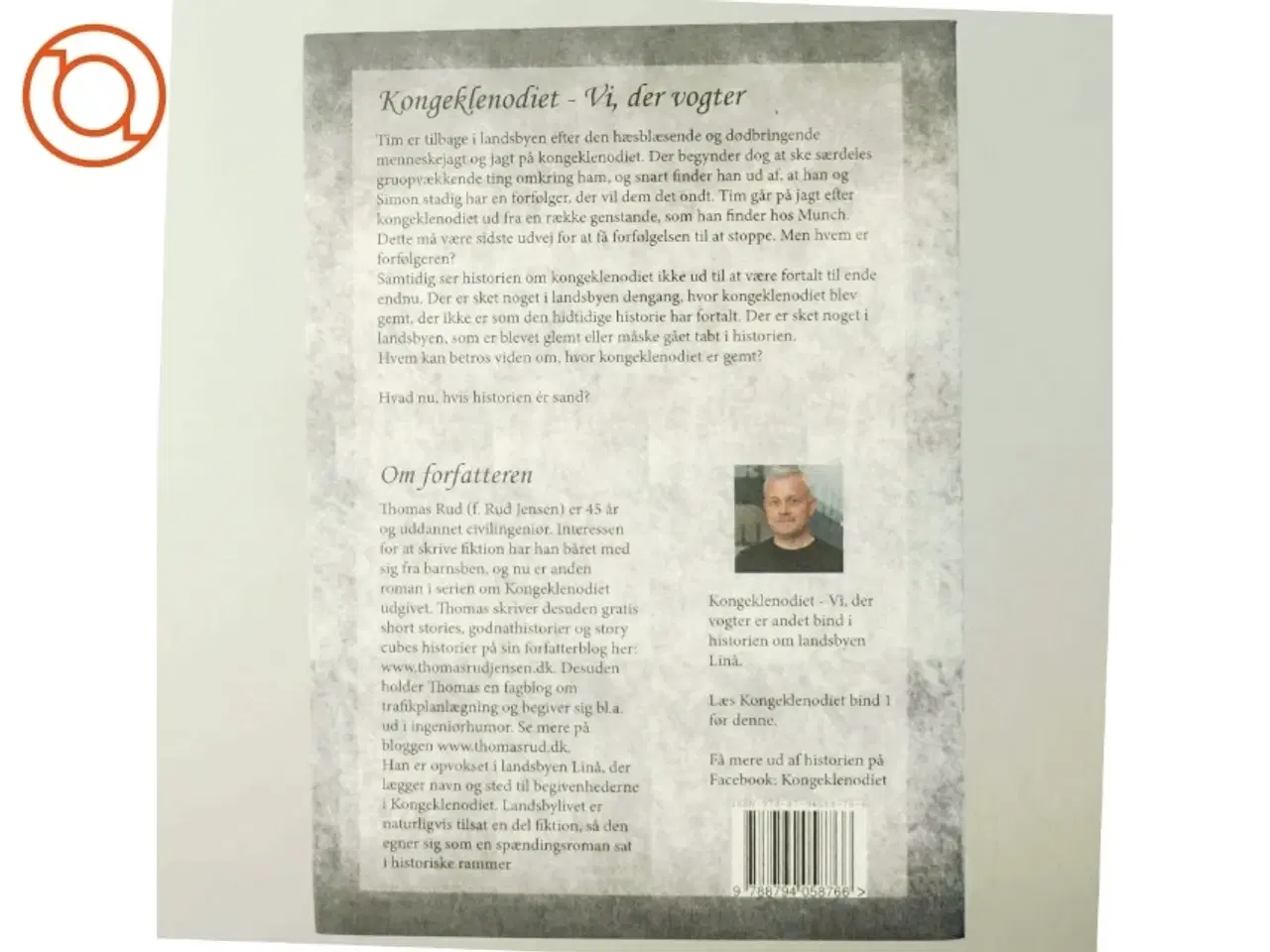 Billede 3 - Kongeklenodiet - vi, der vogter : historisk spændingsroman af Thomas Rud Jensen (Bog)