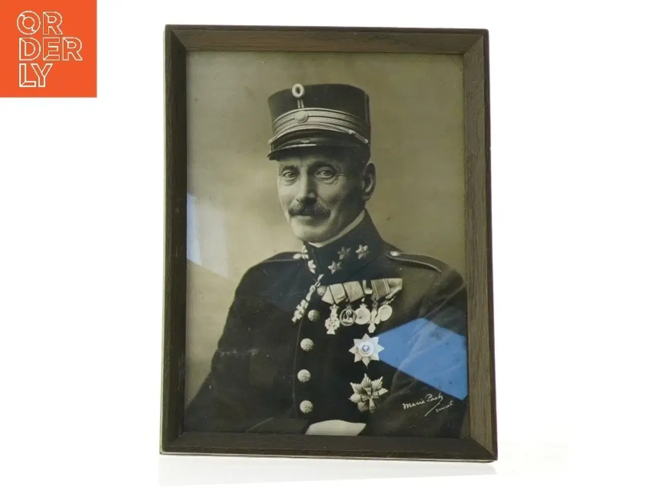 Billede 1 - Kongeportræt af Chriatian d.10. (str. 26 x 18 cm)