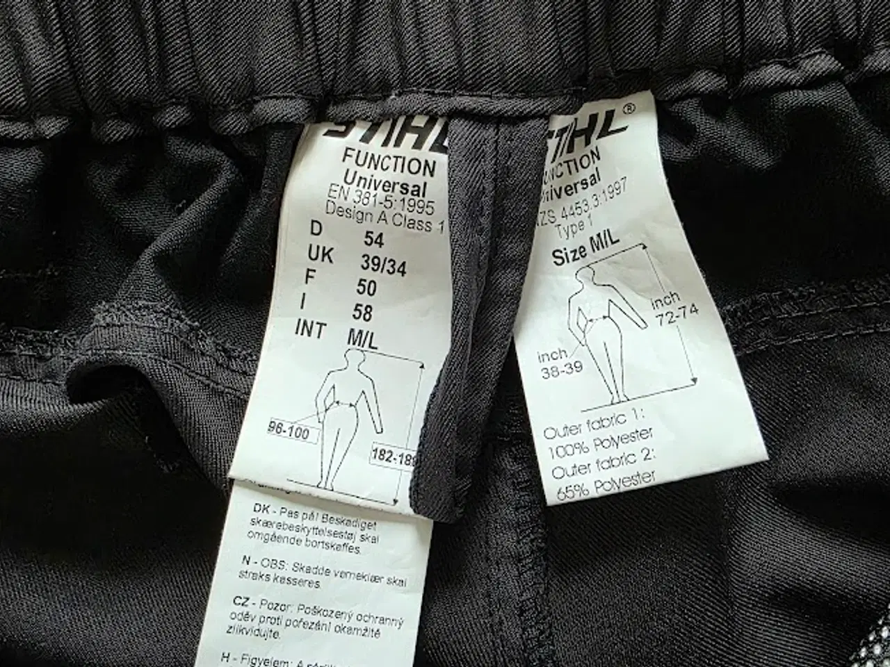 Billede 3 - Sikkerhedsbukser (STIHL) til motorsav