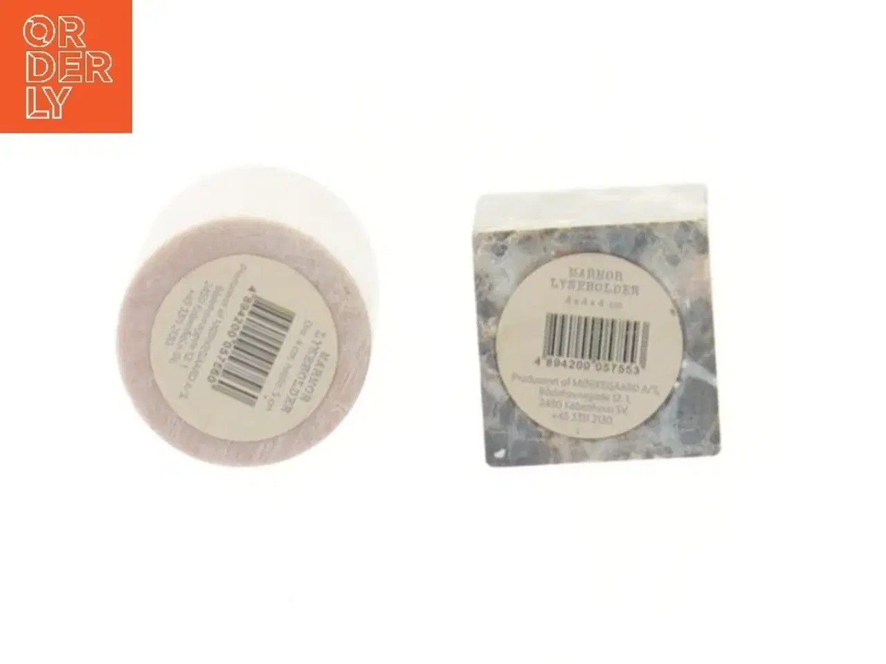 Billede 2 - Marmor lysestager fra Mørkegaard (str. 4-5 cm)