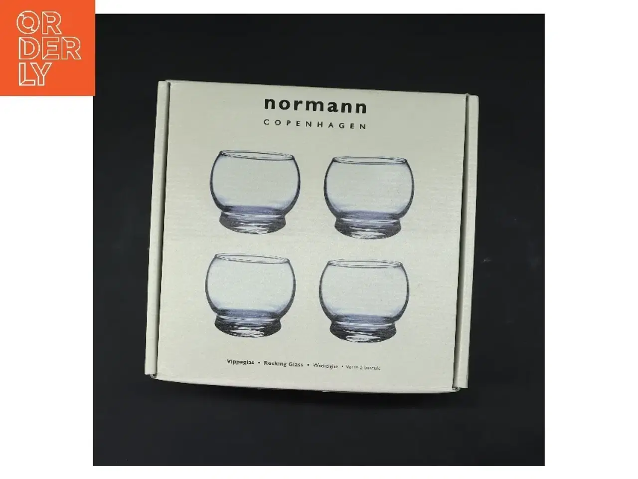 Billede 4 - NYE Normann Copenhagen vippglas fra Normann Copenhagen (str. Ø 7 cm længde 8 cm)