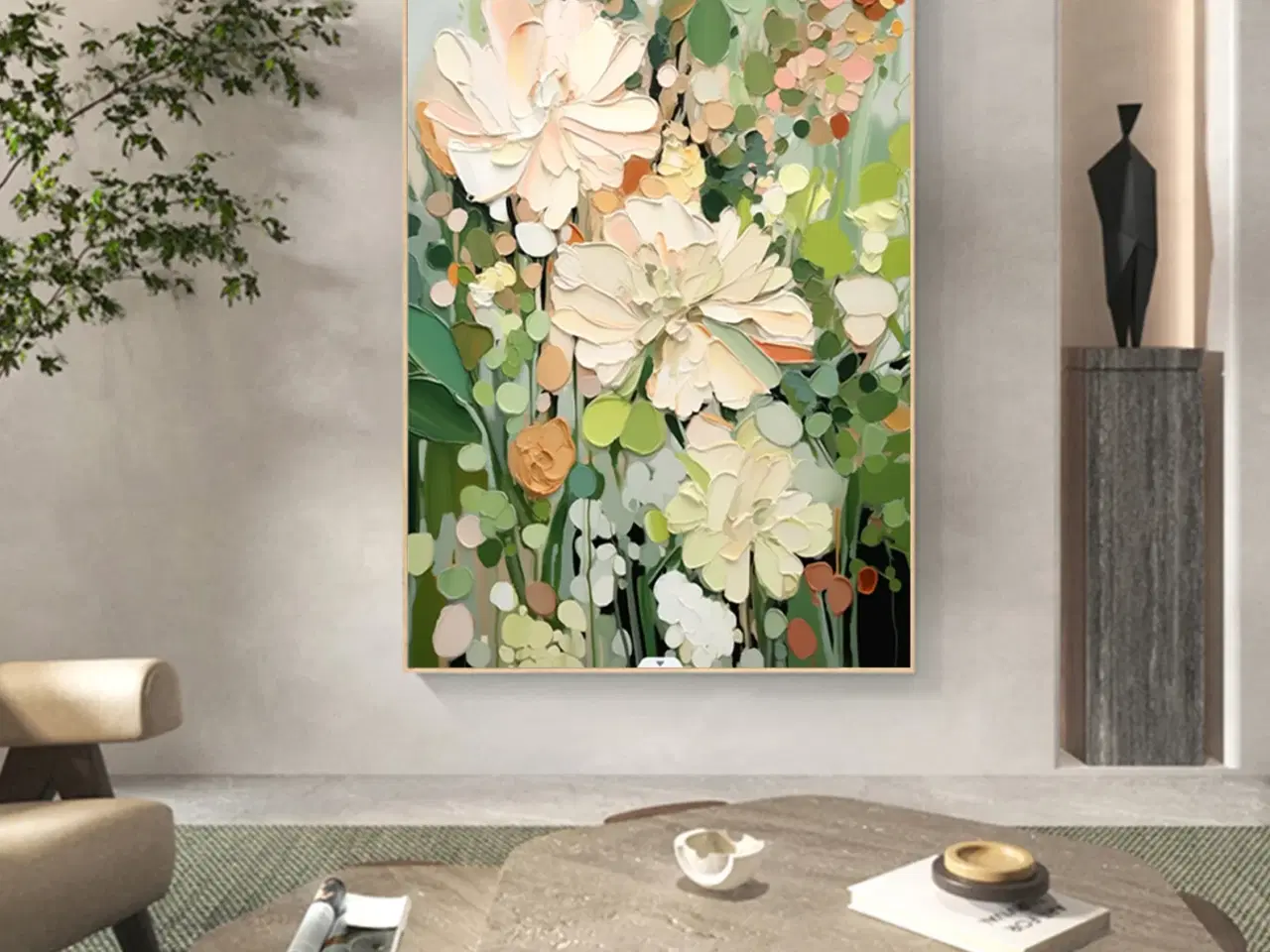 Billede 4 - Stort maleri 95 x 150 cm (Gratis levering)