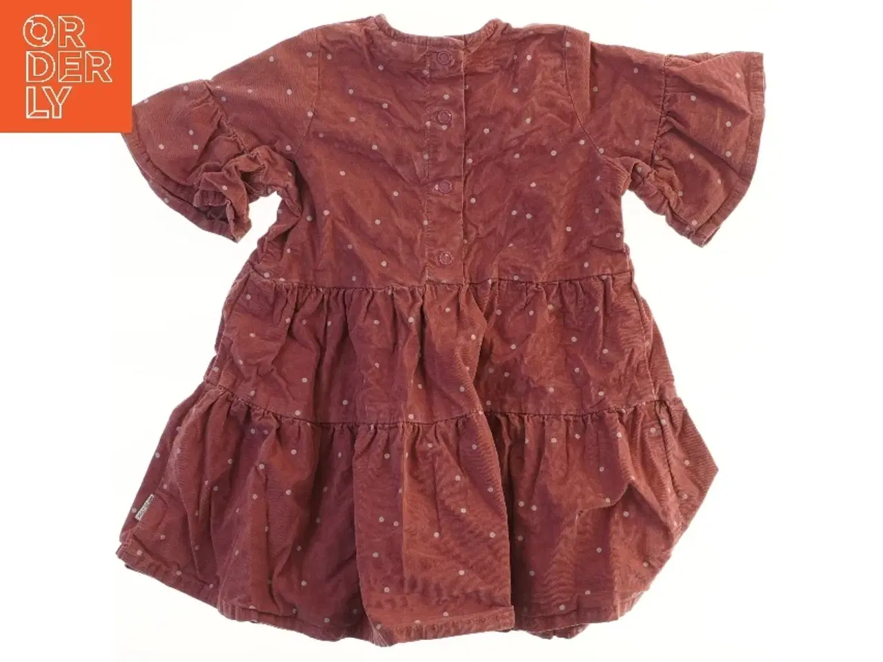 Billede 2 - Rosa føjlskjole med prikker fra Hust & Claire (str. 98)