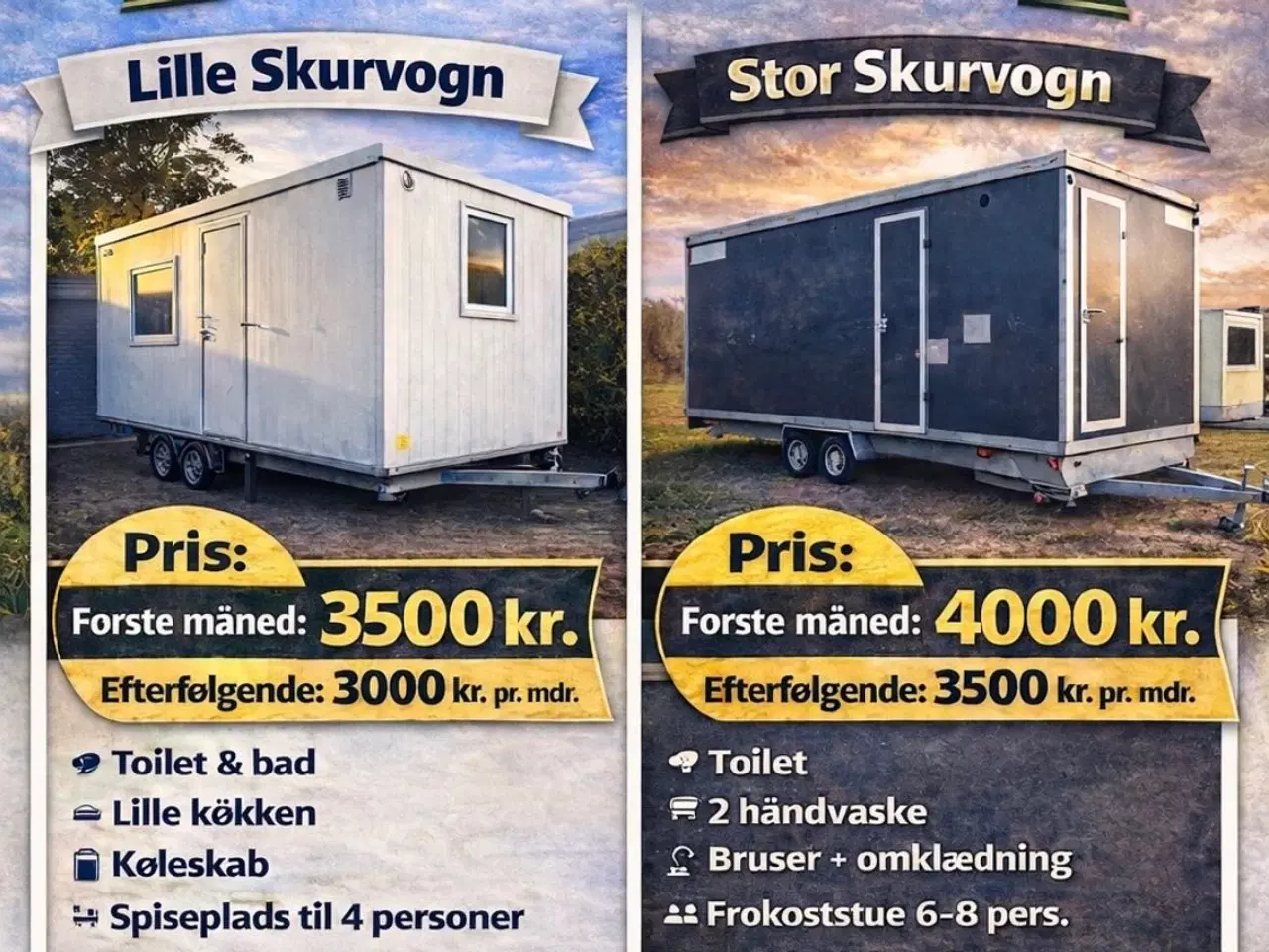 Billede 5 - Udlejning af skurvogn / mandskabsvogn