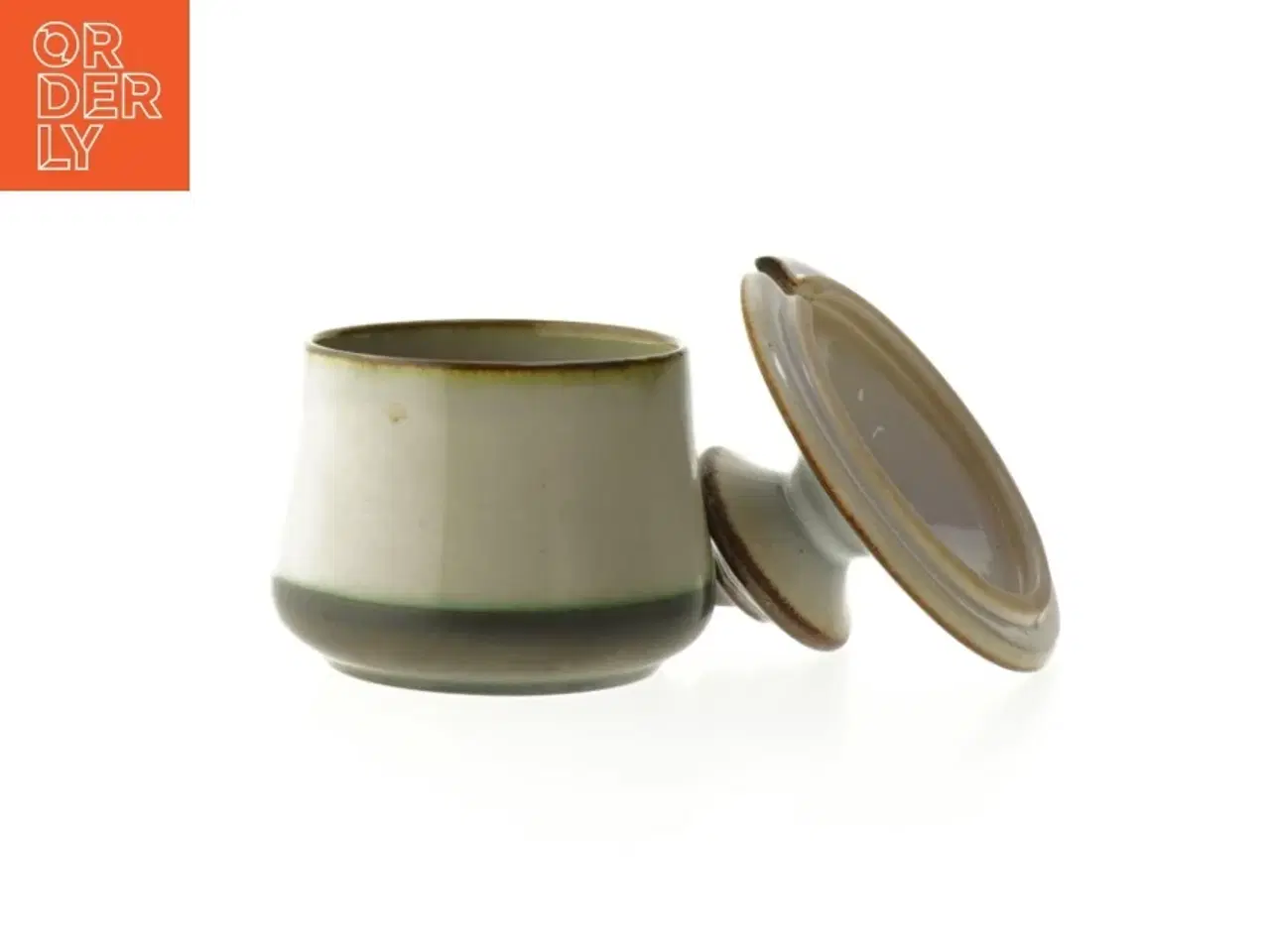 Billede 3 - Keramisk krukke med låg fra B&G stentøjsstel 316(str. 8 cm)