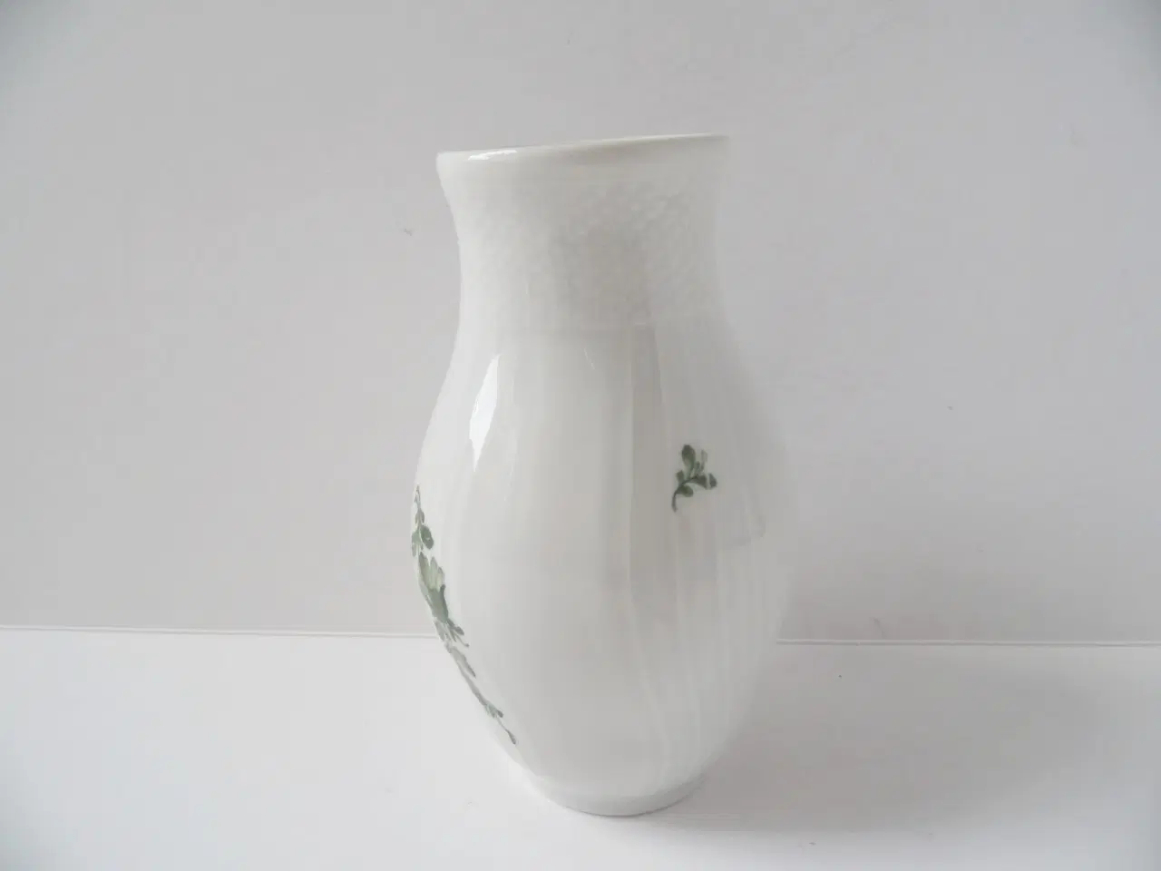 Billede 2 - Royal Copenhagen Grøn Blomst vase