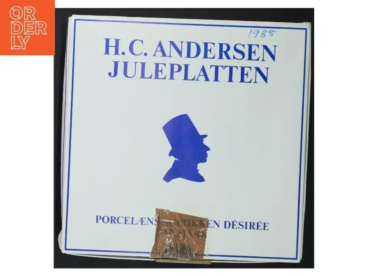 Billede 4 - H.C. Andersen juleplatte 1985 fra Desiree (str. Ø 19 cm)