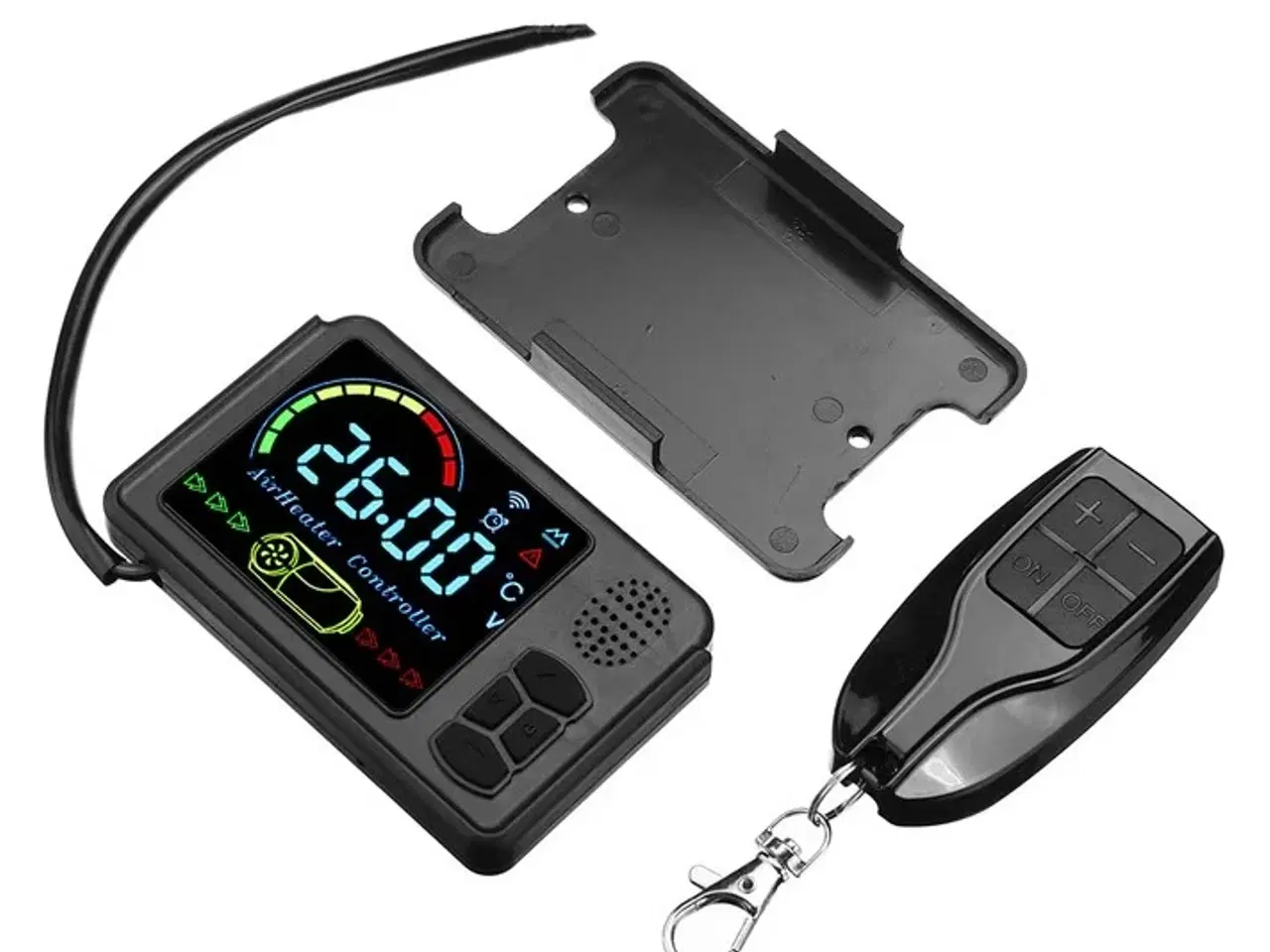 Billede 1 - LCD display med firkantet stik - til kinafyr