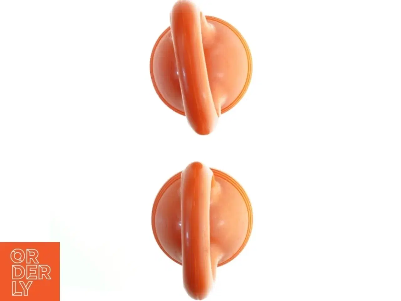 Billede 2 - Orange kettlebells 2.5 kg (str. Ø 12,5x22 cm)