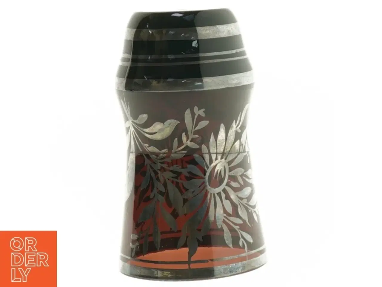 Billede 2 - Dekorativ gl. vase (str. 13,5 cm)