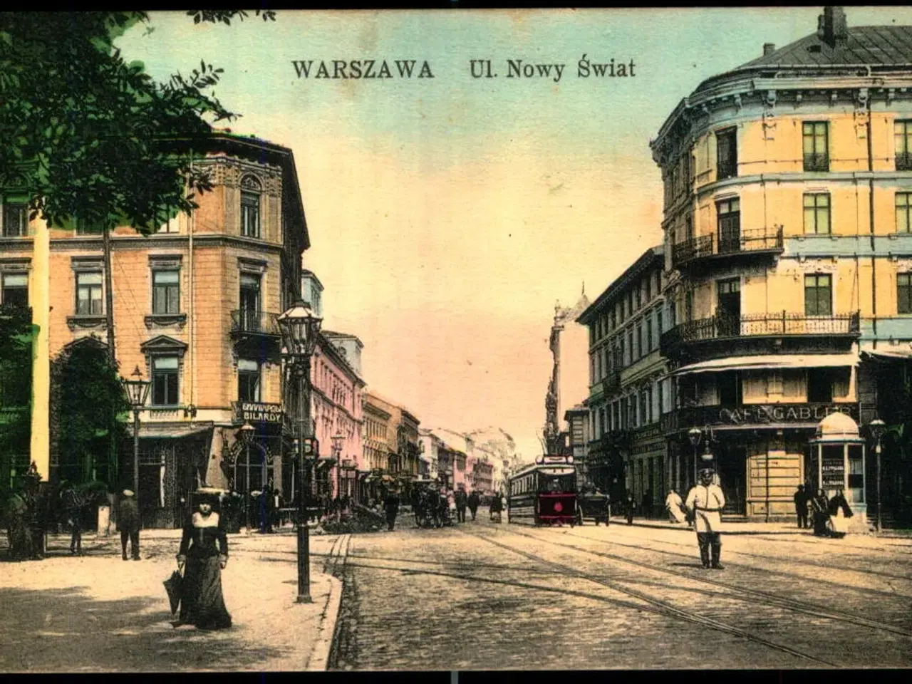 Billede 1 - Warszawa - Nowy Swiat gade - Ubrugt