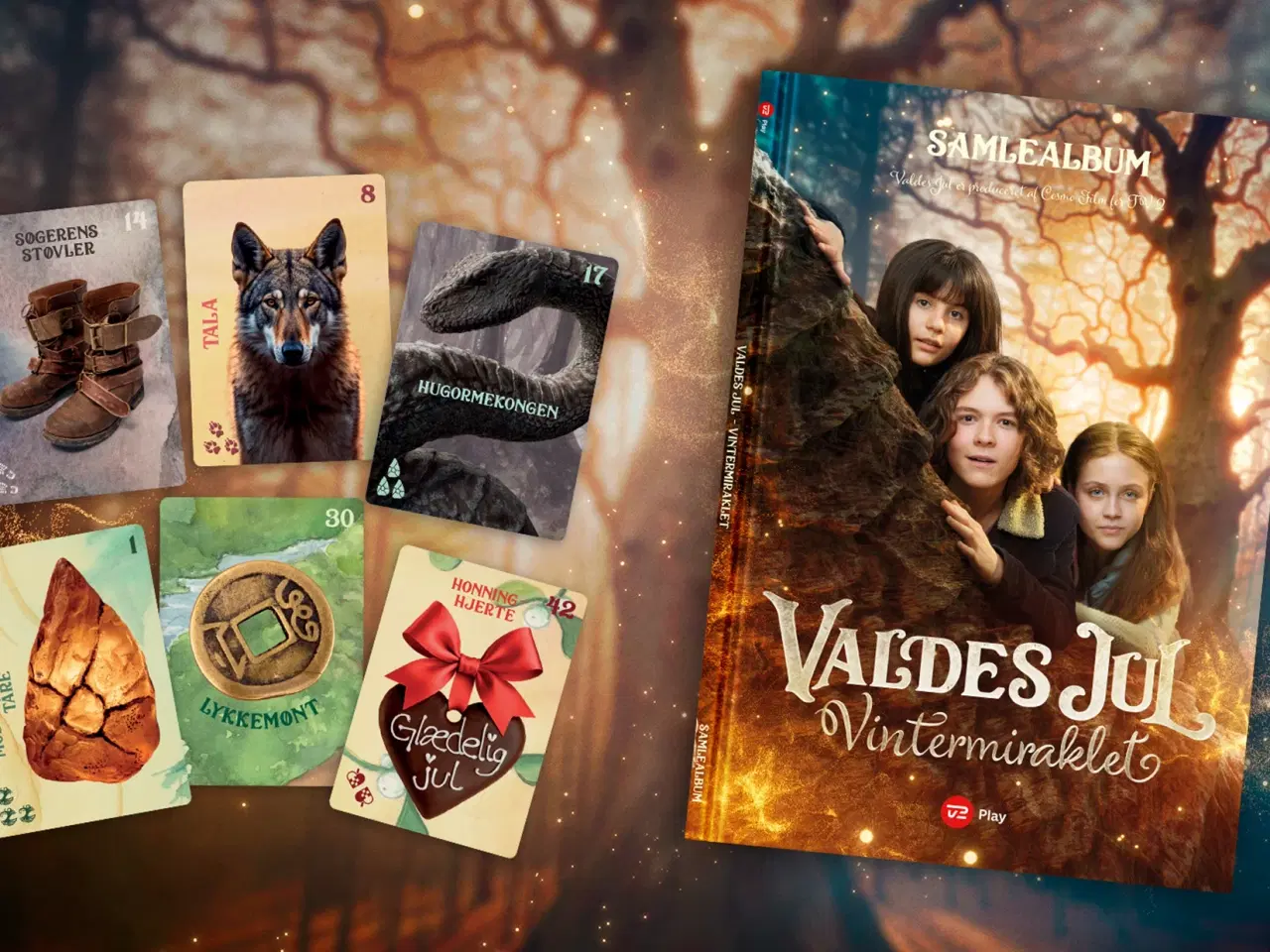 Billede 1 - Valdes jul vintermaiaklet samlekort