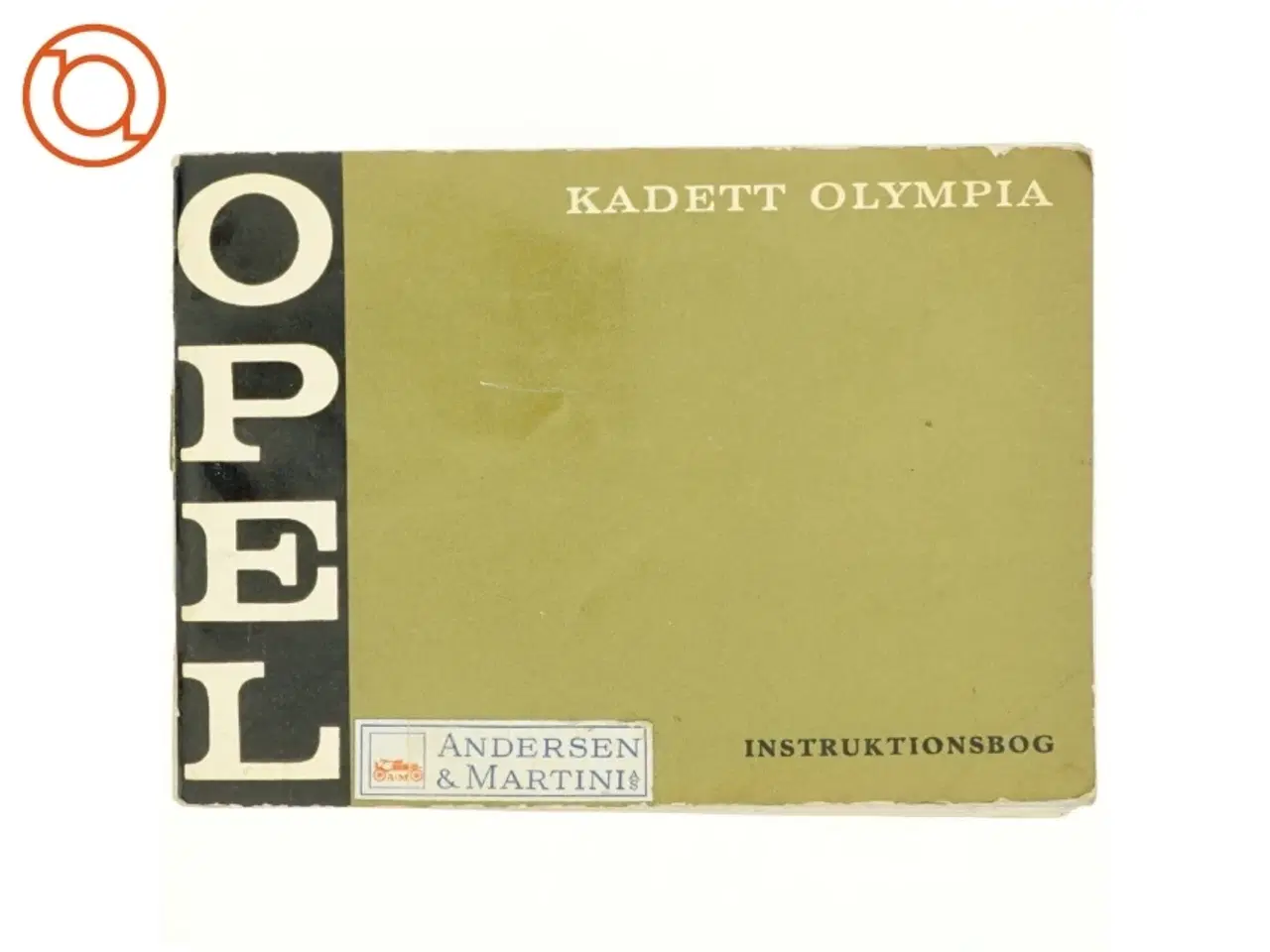 Billede 1 - Kadett Olympis instruktionsbog (bog)