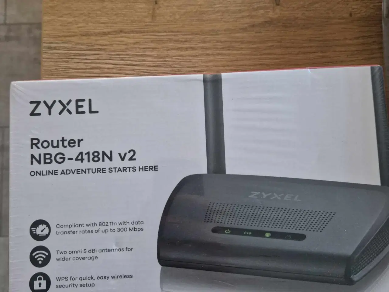 Billede 1 - Zyxel NBG-418N-V2 Router  