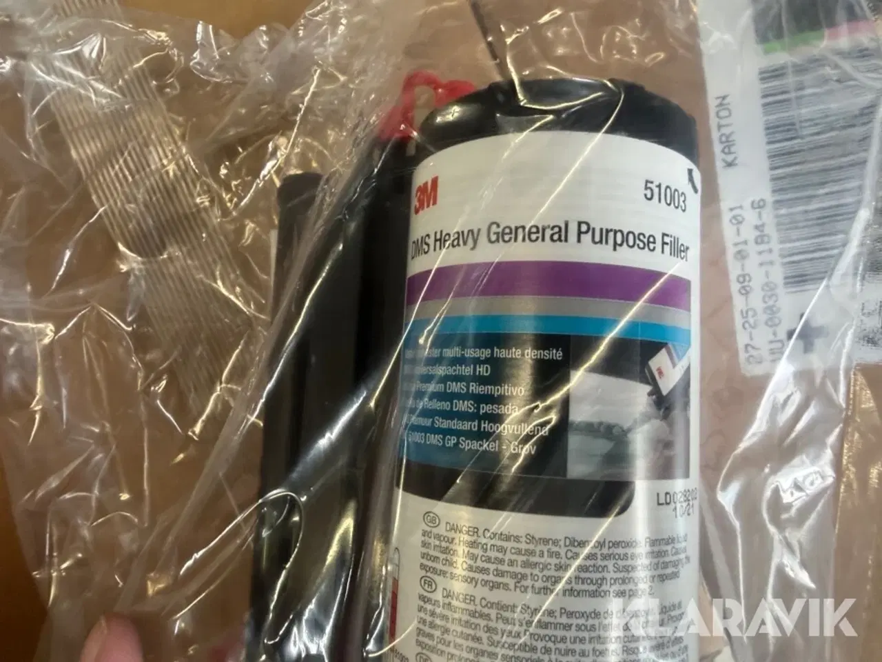 Billede 4 - Spartelmasse 3M Filler 6 kasser med 6 flasker i hver kasse