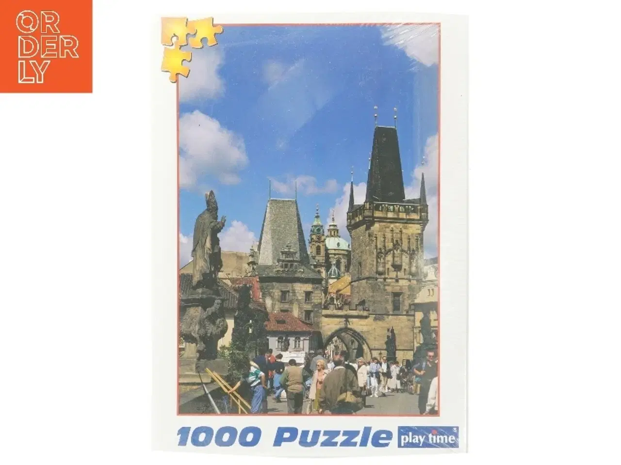 Billede 1 - Puslespil Karlsbroeb i Prag 1000 stykker