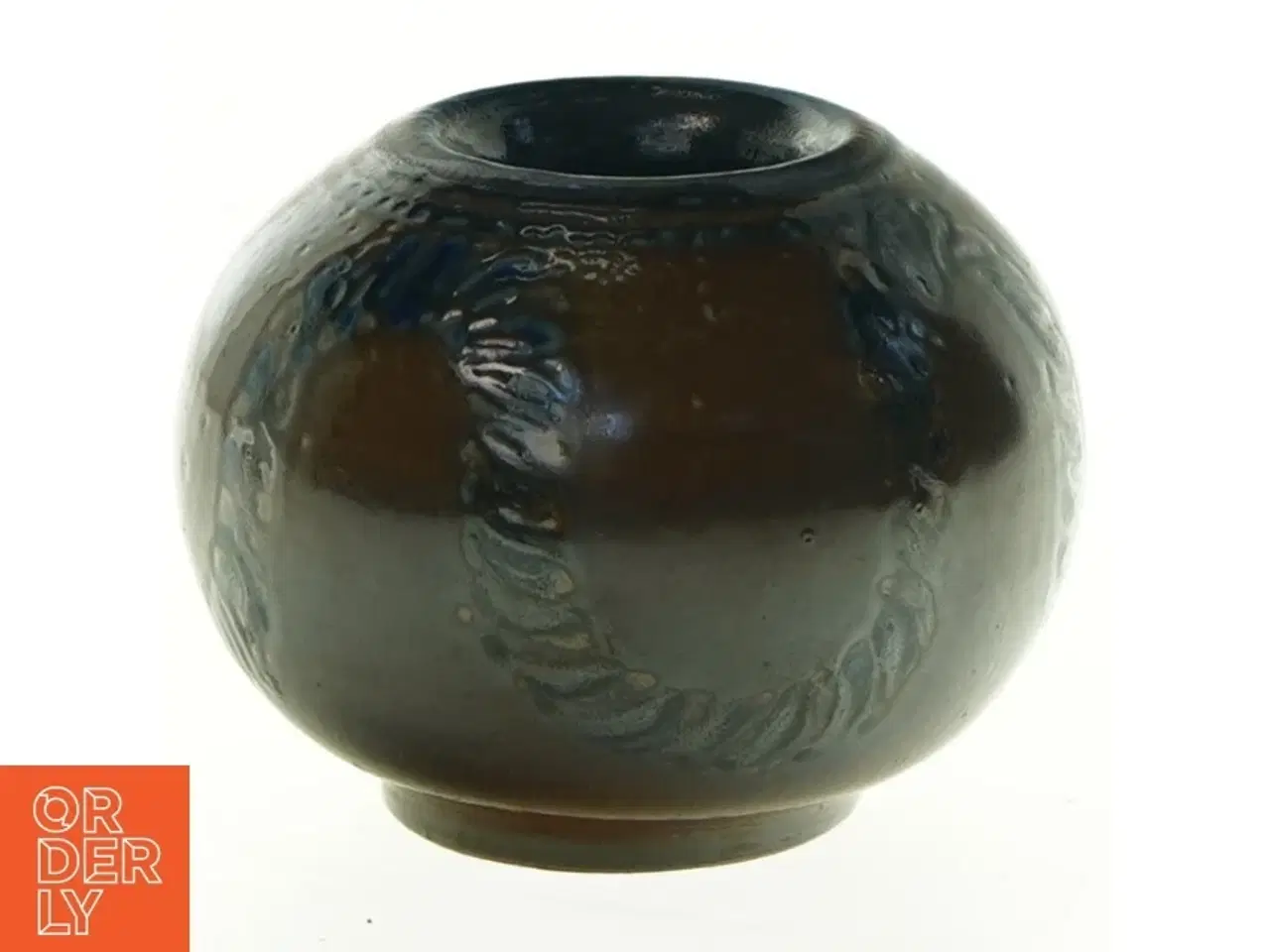 Billede 1 - Håndlavet Keramik vase (str. 8 x 7 cm)