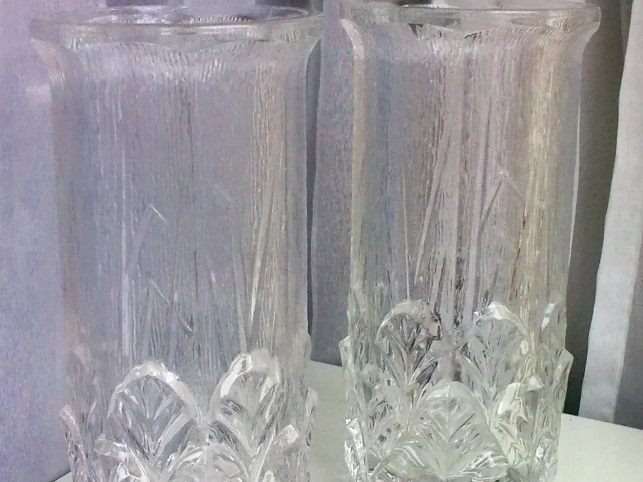 Billede 2 - Natur is frost glasvaser ITALY design 1980rne