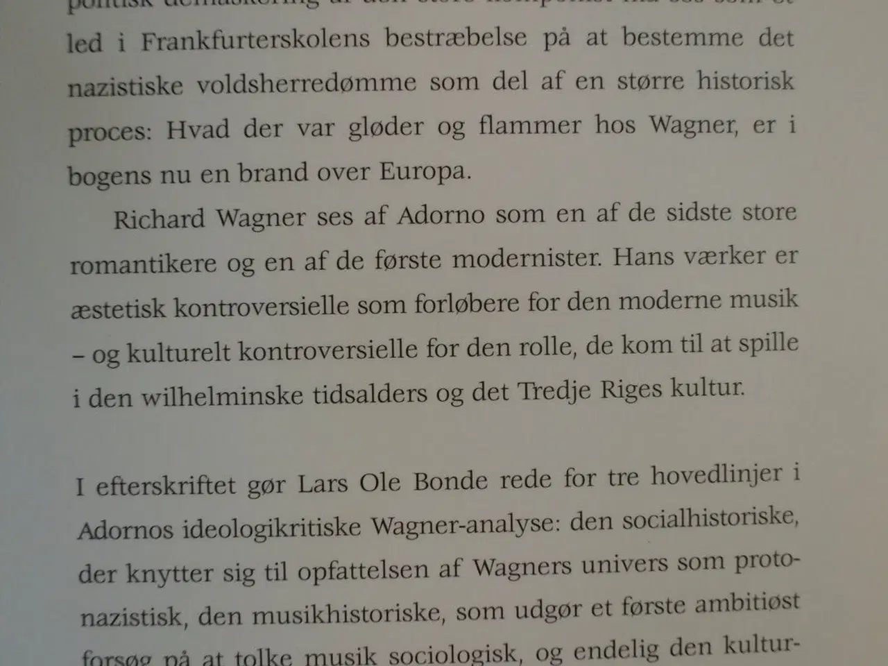 Billede 3 - wagner - forsøg på en tolkning, af theodor w. ador